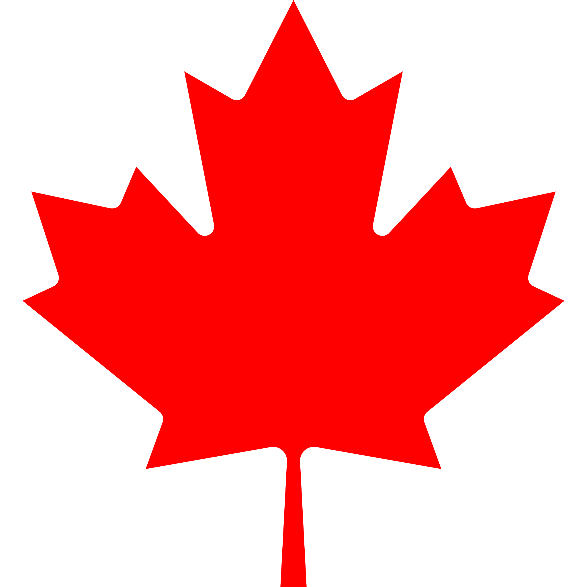 Canadian maple leaf